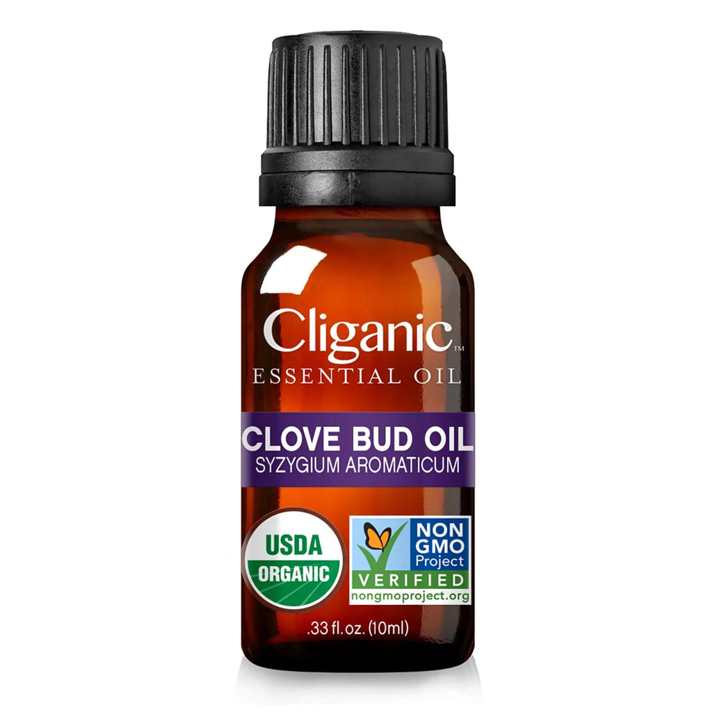 Cliganic Organic Clove Bud Essential Oil, 100% Pure Natural for Aromatherapy | Non-GMO Verified Cliganic Au supplements