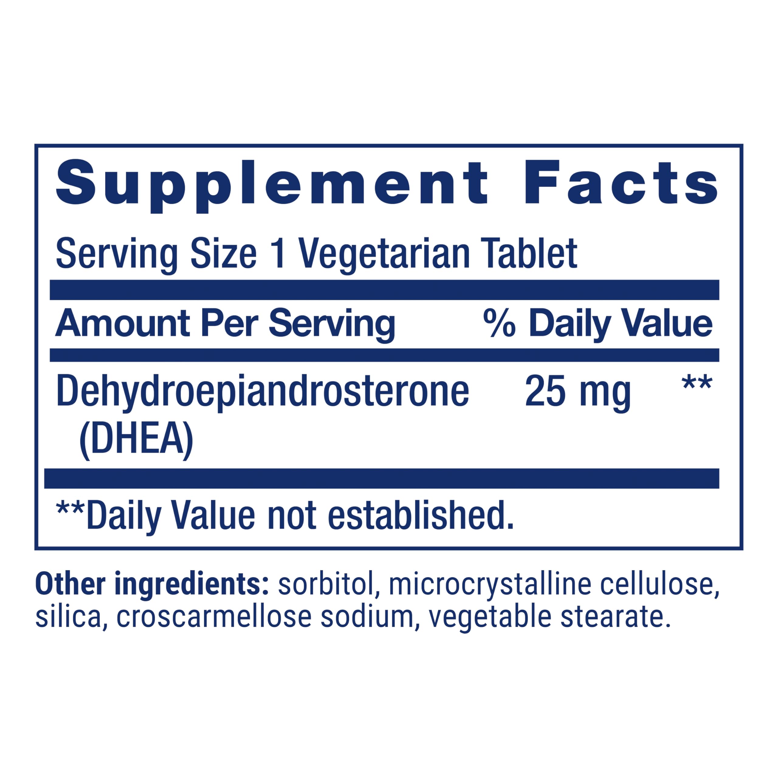 Life Extension DHEA 25 mg – Hormone Balance Supplement, Memory, Muscle Health, Bone Health, Men’s Health, Women’s Health, Gluten-Free, Non-GMO, Vegetarian, 100 Dissolve-in-Mouth Tablets Life Extension Au supplements