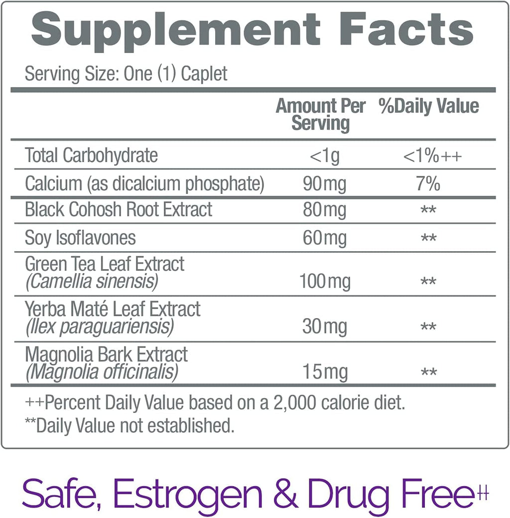 Estroven Stress Relief & Energy Boost for Menopause Relief - 28 Ct. - Clinically Proven Ingredients Provide Stress & Energy Support + Night Sweats & Hot Flash Relief - Drug-Free and Gluten-Free Estroven Au supplements
