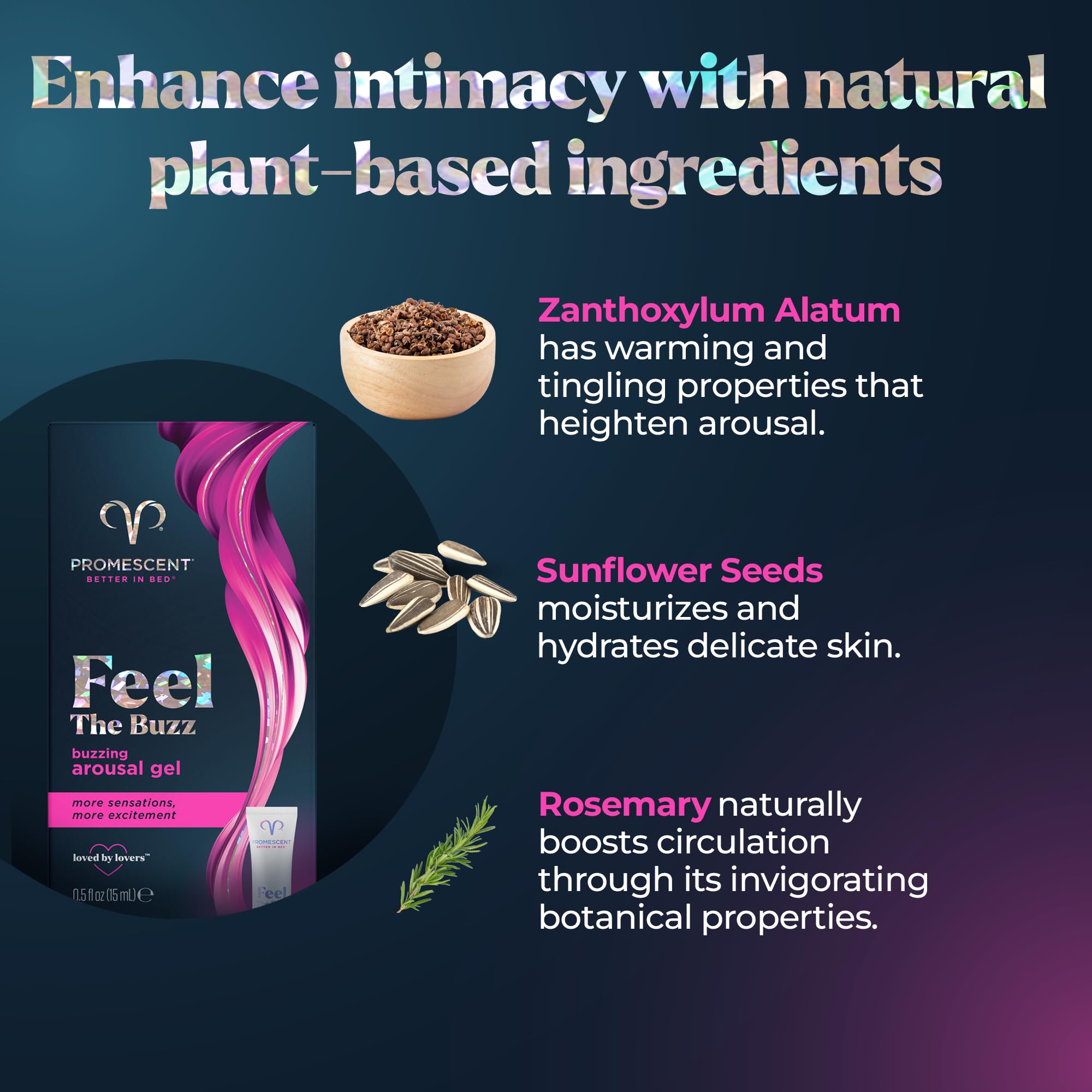 Promescent Buzzing Gel for Women – Arousal Enhancing Intimate Lubricant, Non-Sticky & Long-Lasting, Personal Lube for Increased Heightened Feeling, 75 Uses (15ml) Promescent Au supplements