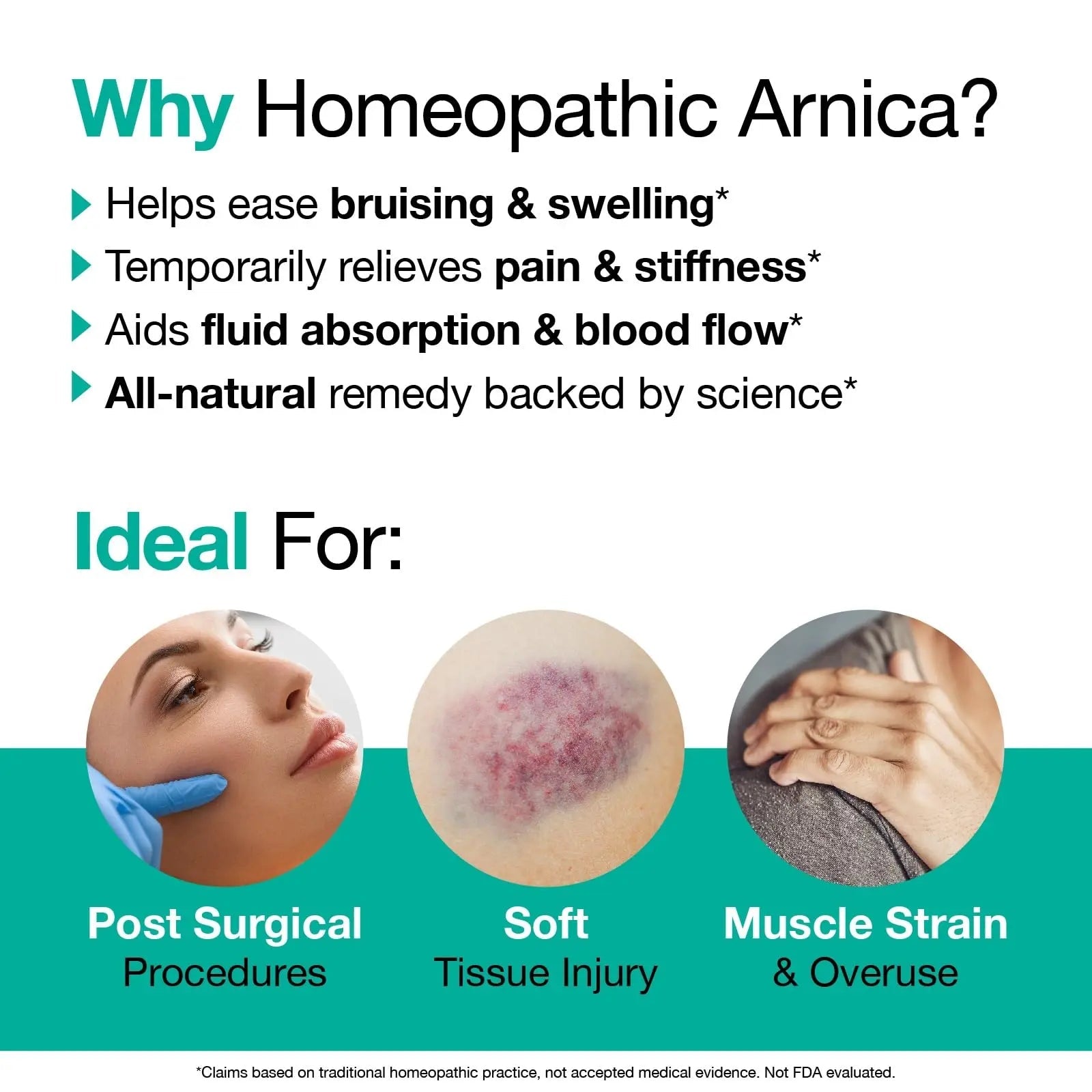 VitaMedica Arnica Montana 30X Homeopathic Tablets for Bruising Pain and Swelling | Plant Based Formula VitaMedica Au supplements
