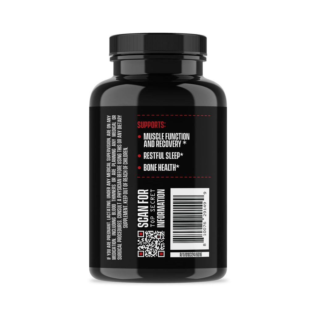 Jocko Fuel Magnesium Complex Supplement - Magnesium Glycinate, Citrate, & Taurate Capsules Dietary Supplement for Muscle Recovery & Relaxation, Heart, Nerve, Bone Support, & Sleep 30-Day Supply Jocko Fuel Au supplements