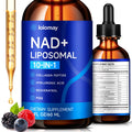 Liposomal NAD Liquid Supplement - 1500mg NAD+ Drops for Women & Men with Resveratrol & Nicotinamide Riboside, PQQ, Collagen & Turmeric for Anti-Aging & Longevity, Cellular Energy Health, 2 Fl Oz loiomay Au supplements