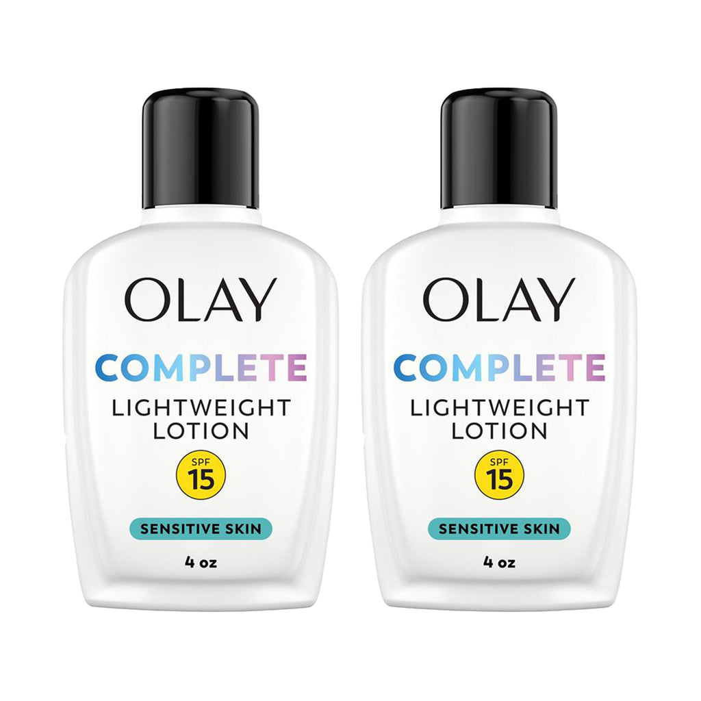 Olay Face Moisturizer, Complete with Sunscreen SPF 15, Daily Facial Lotion for Normal Skin, Lightweight Hydrating Broad Spectrum Sun Protection