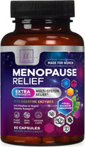 Menopause Supplements for Women - Complete Hot Flash Night Sweats & Menopause Relief Pills, 8 Billion CFU Probiotics with Dong Quai & Black Cohosh for Vaginal, Digestive Support - 60 Capsules Hello Lovely! Au supplements