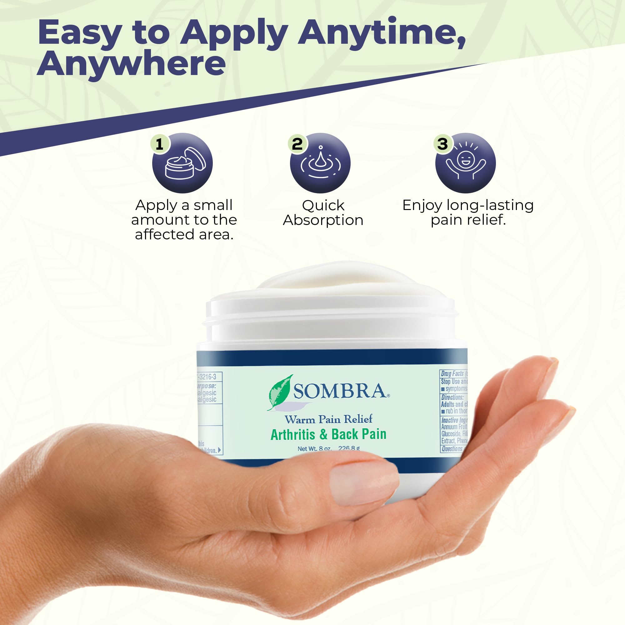 Sombra Warm Therapy Gel – Warming Muscle Comfort & Tension Relief – 8oz Jar Sombra Au supplements