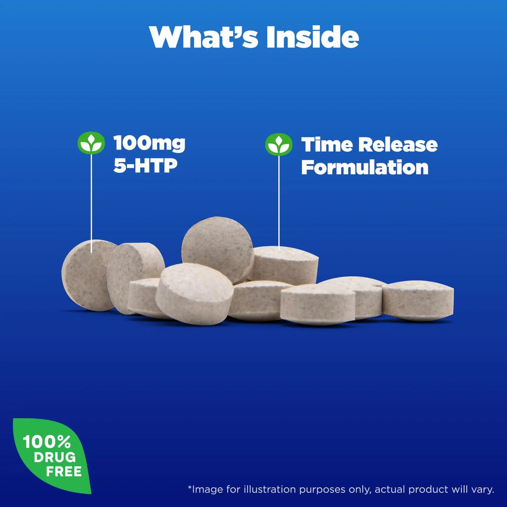 Natrol 5-HTP 100mg, Dietary Supplement Helps Support a Balanced Mood, Mood and Stress Support Supplement, 90 Time Release Tablets, 45-90 Day Supply Natrol Au supplements