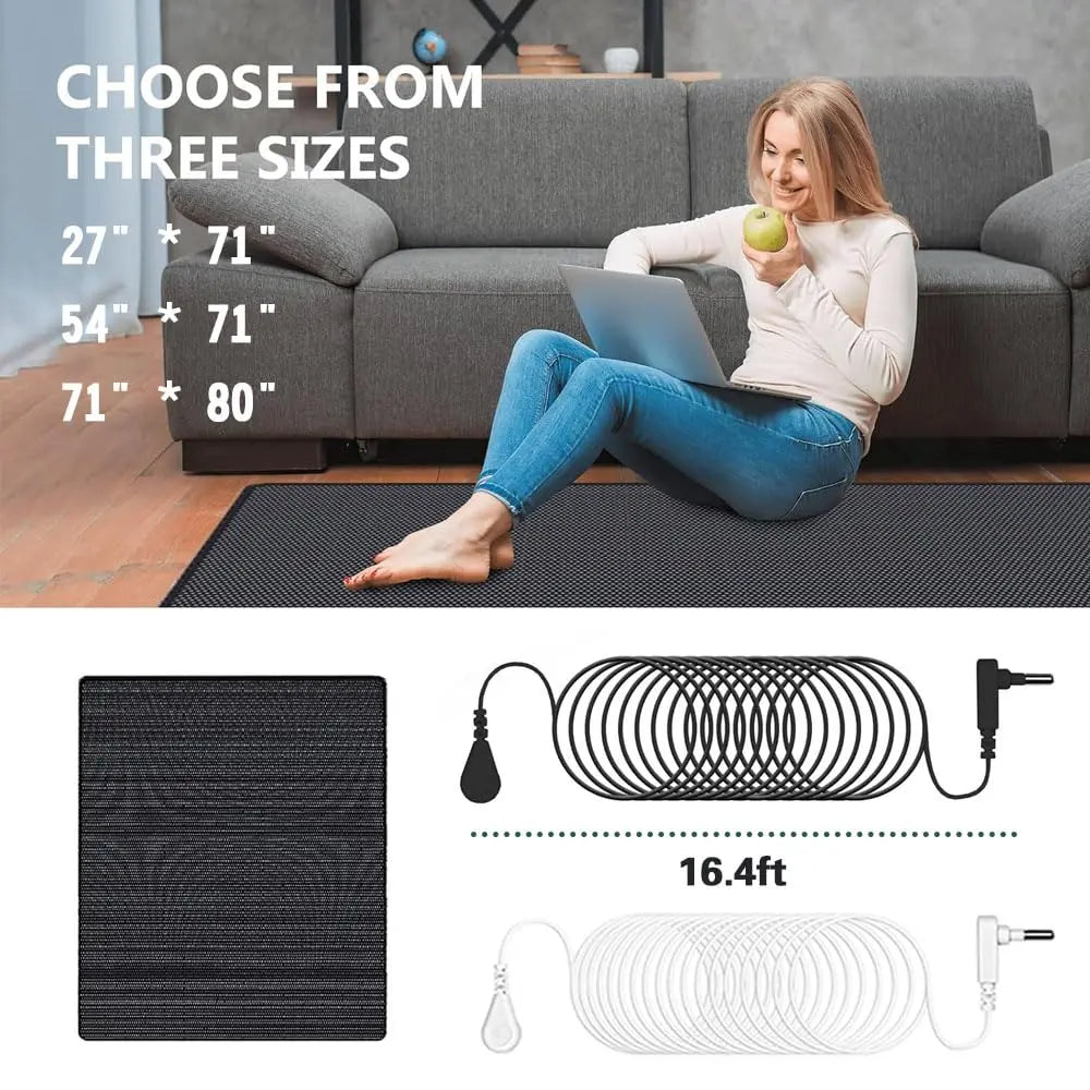 LDDJIOD Grounding Mat for Bed with 2 Grounding Cords, Conductive Grounding Sheet LDDJIOD Au supplements