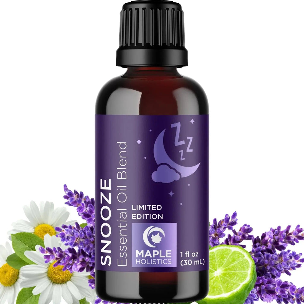 Sleep Essential Oil Blend for Diffuser - Snooze Blend Essential Oil for Sleep with Roman Chamomile Maple Holistics Au supplements
