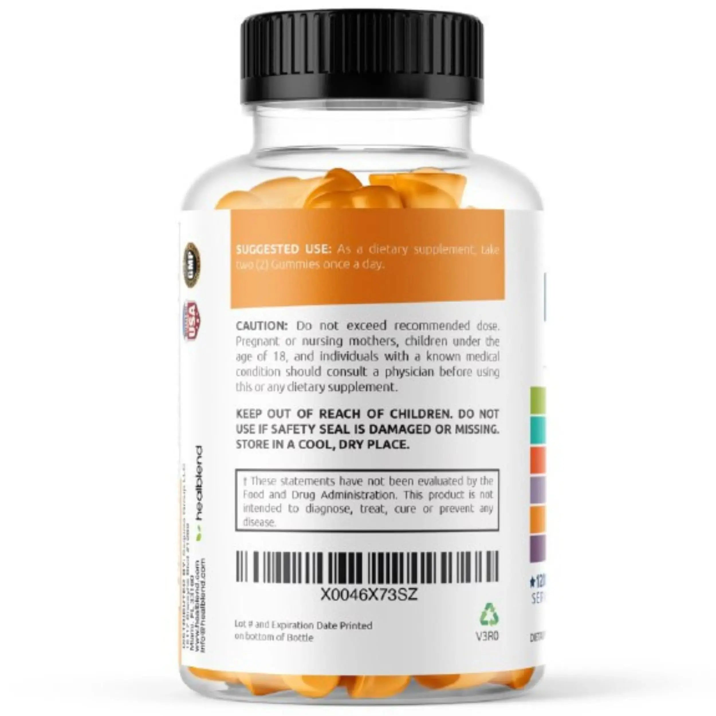 healblend Power-Packed Multivitamin Bear Gummies for Adult | Vitamins C, D3, B6, B12, Iron, Zinc healblend Au supplements