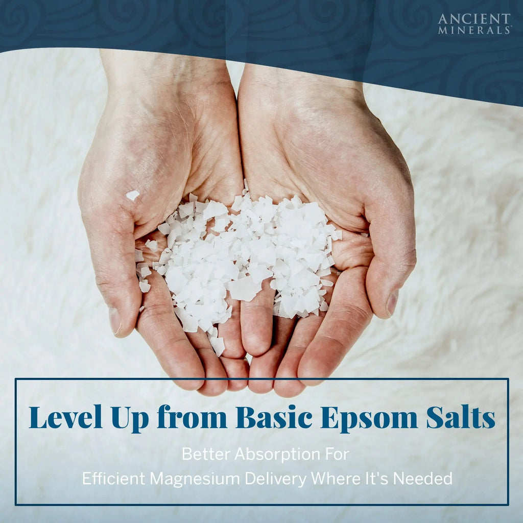 Ancient Minerals Magnesium Bath Flakes - Bathing Alternative to Epsom Salt - Soak Ancient Minerals Au supplements