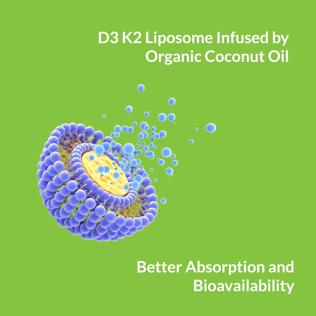 UpNourish Liposomal D3 K2 Vitamin 10000 IU D3 and K2 MK-7 200 mcg - 180 Vitamin D3 k2 (Vitamina D3 con K2) Mini Softgels - Easy to Swallow K2 D3 Vitamin UpNourish Au supplements