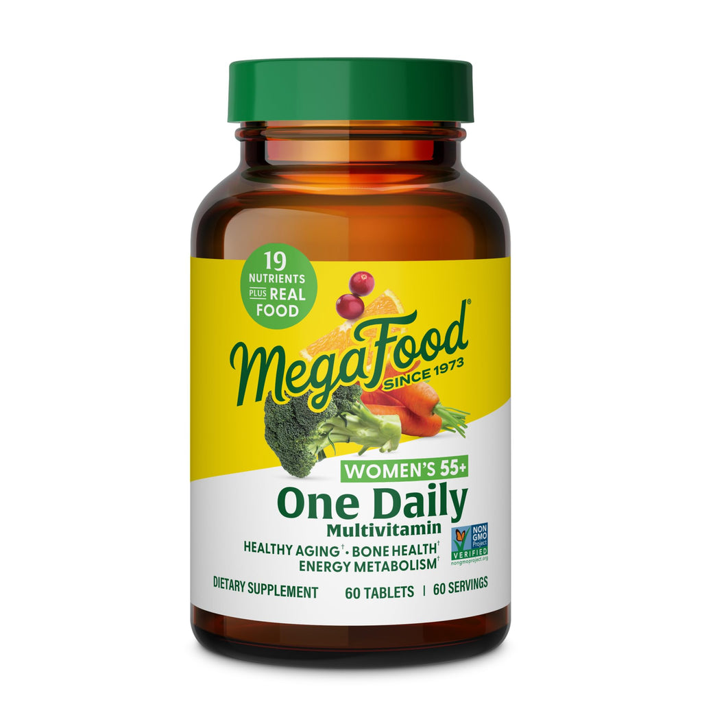 MegaFood, Women Over 55 One Daily, Supports Optimal Health and Wellbeing, Multivitamin and Mineral Dietary Supplement