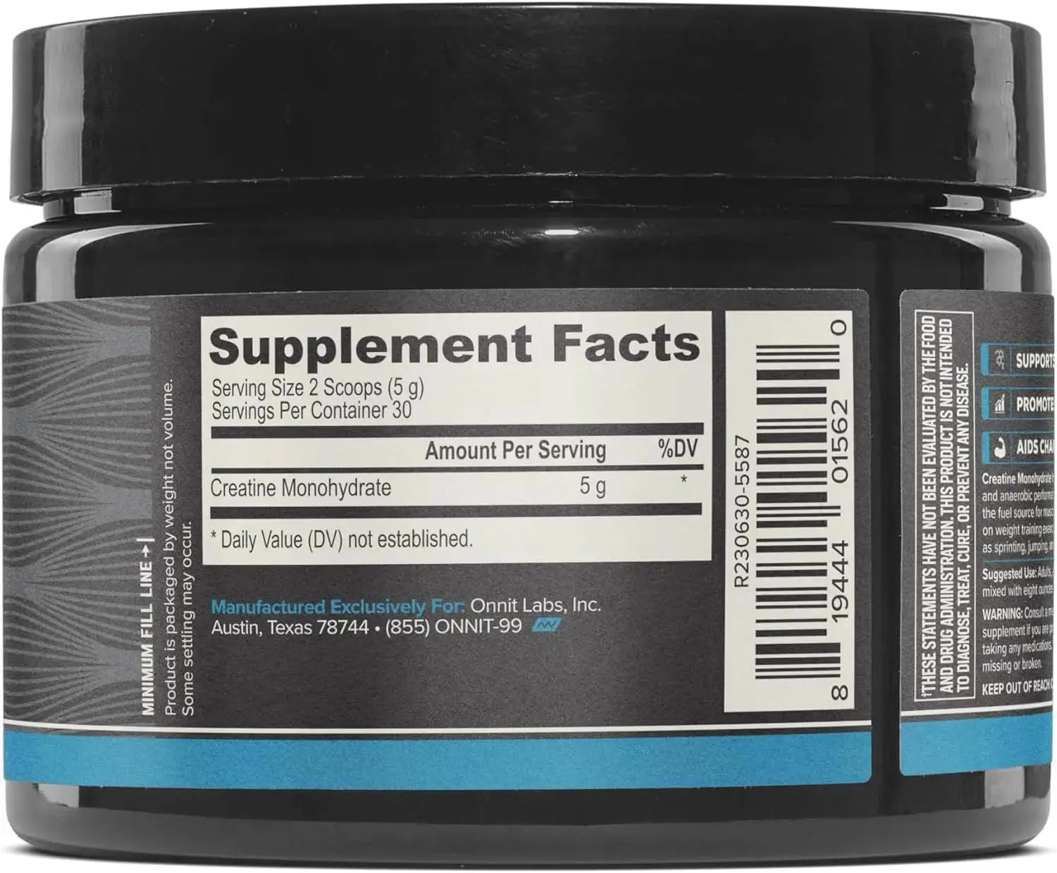ONNIT Total Wellness & Performance Bundle: Total Human Multivitamin Packs (30-Day Supply) + Creatine Monohydrate Powder (30 Servings) ONNIT Au supplements