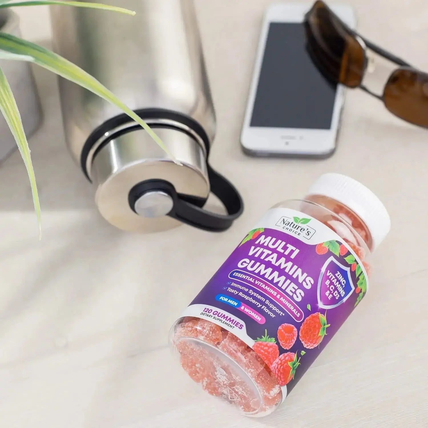Multivitamin Gummies for Adults - Complete Adult Multivitamins Gummy with Essential Vitamins A, C, D, E, & High Potency B12 for Women & Men Nature's Choice Au supplements
