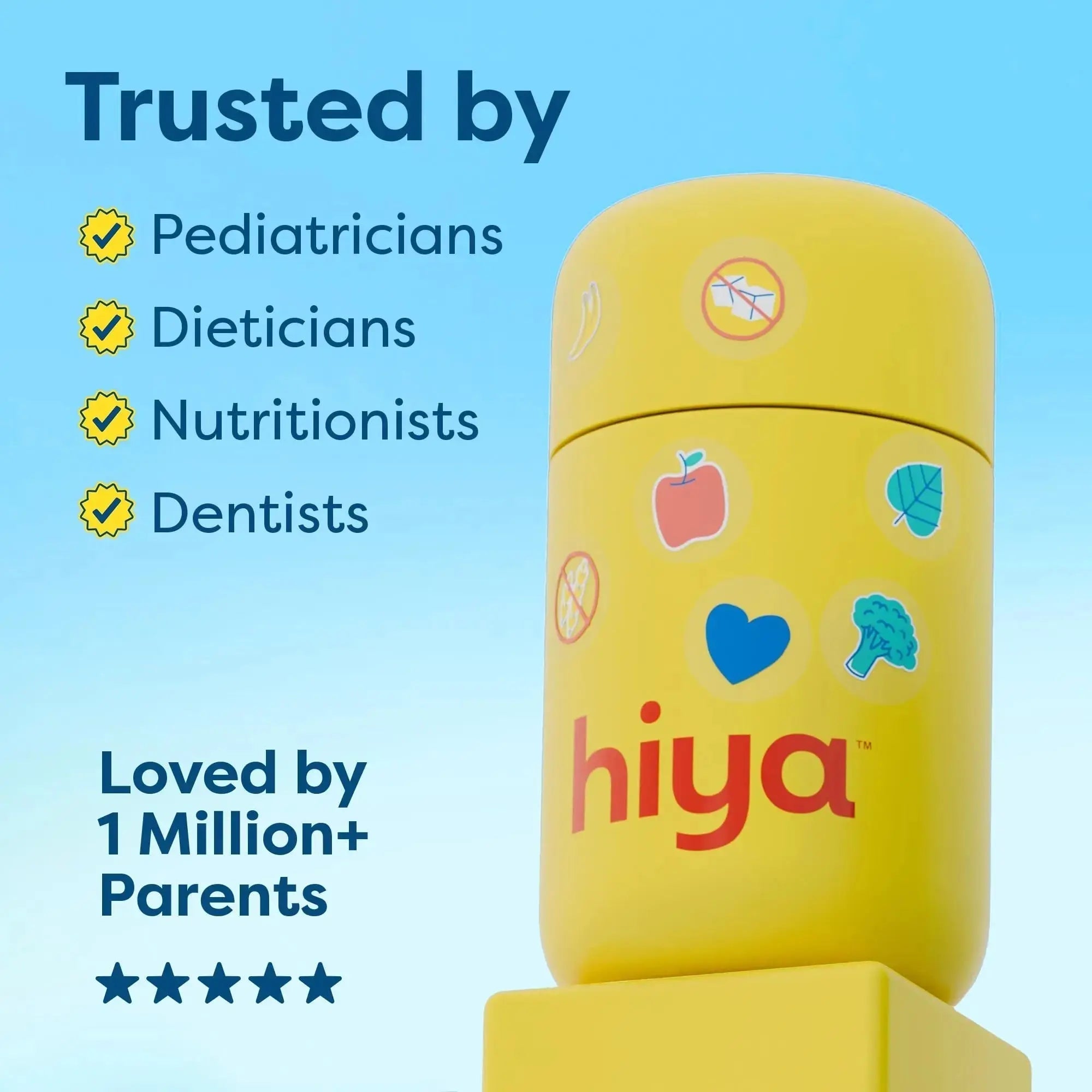 HIYA Kids Multivitamin Tablets – 15+ Essential Vitamins & Minerals with Fruits & Veggies for Ages 2+, Supports Growth HIYA Au supplements