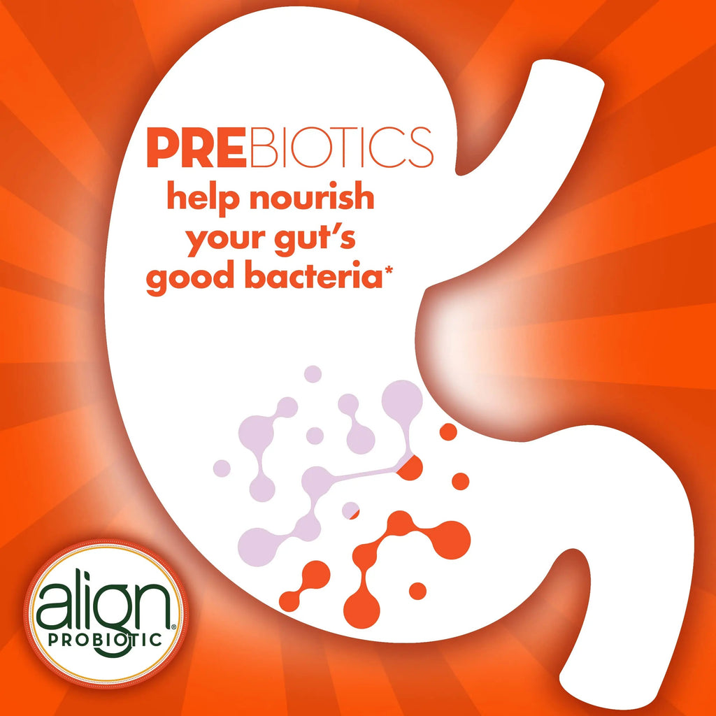 Align Digestive Health Prebiotic + Probiotic Supplement Gummies in Natural Fruit Flavors Align Au supplements