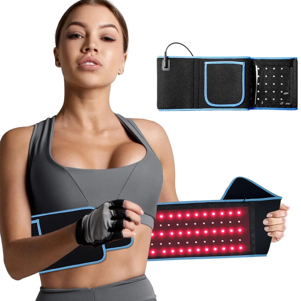 Red Light Infrared Therapy Belt: Pain Relief Device LED Red Light Therapy Lamp Near Body Large Pad Wrap ADVARAYS Au supplements