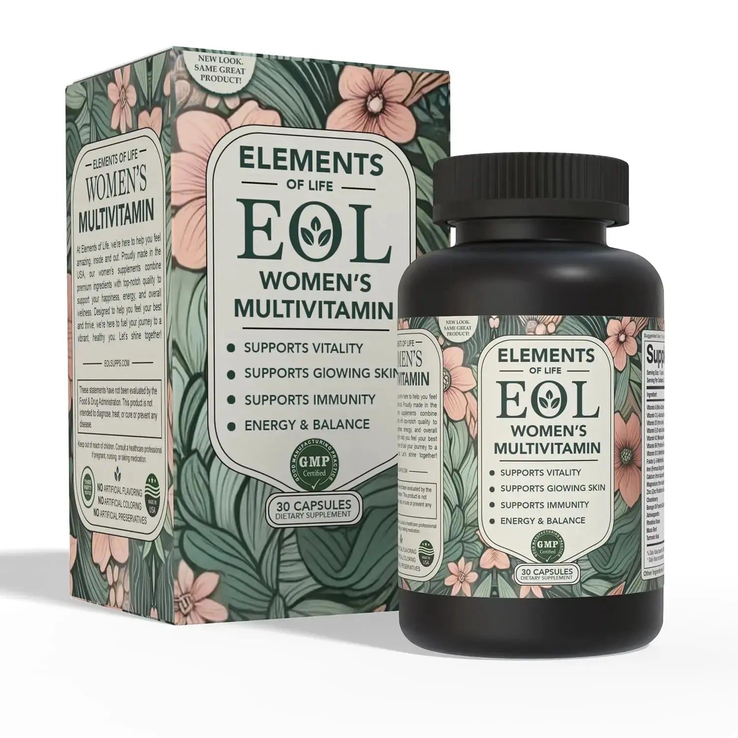Elements of Life Multivitamin for Women – Daily Women’s Vitamins with MethyFolate, Organic Ingredients & Natural Supplements for Energy Elements of LIfe Au supplements