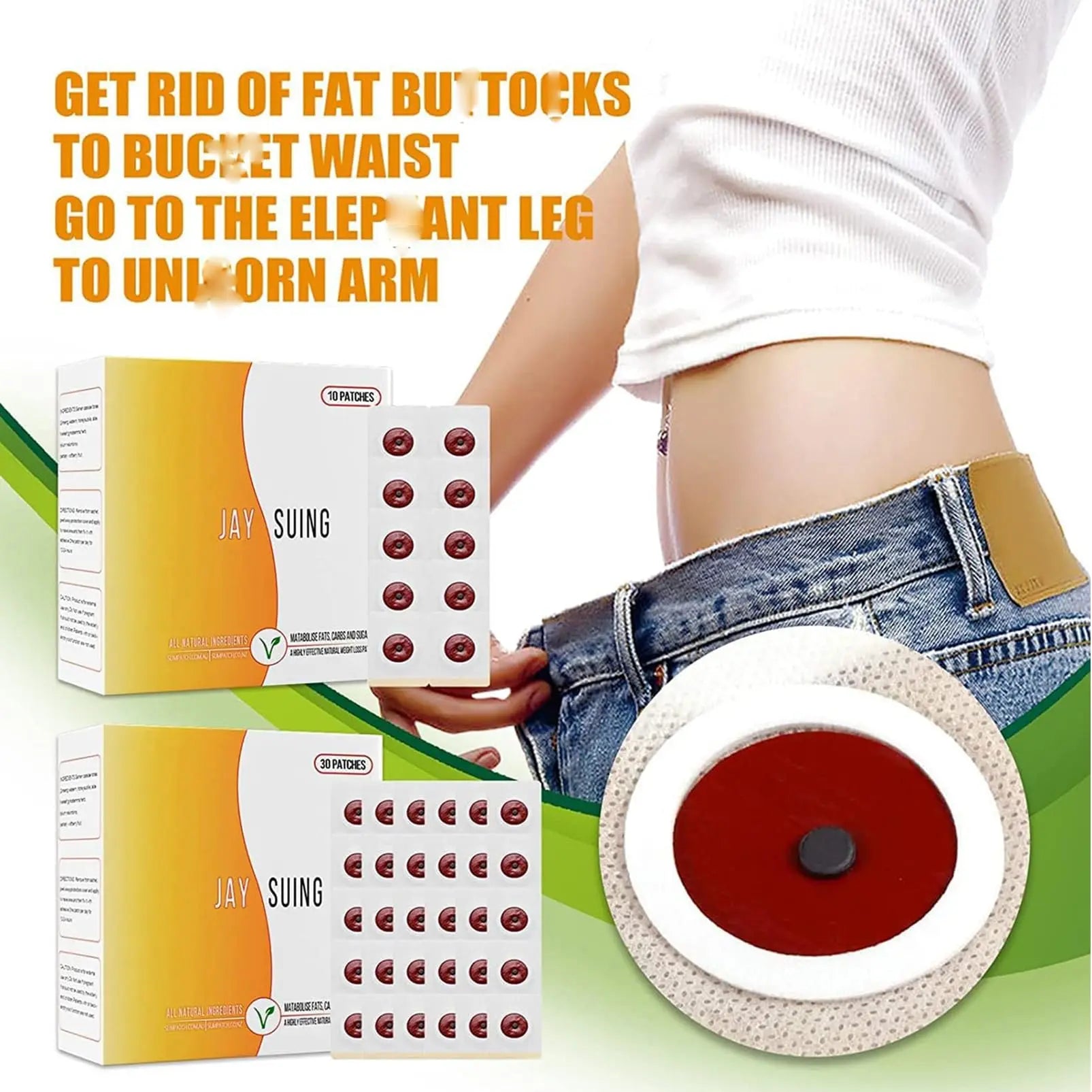 30Pcs Belly Patch, Waterproof Stickers for Women Girls, Natural Belly Sticker for Women and Men Rosarden Au supplements