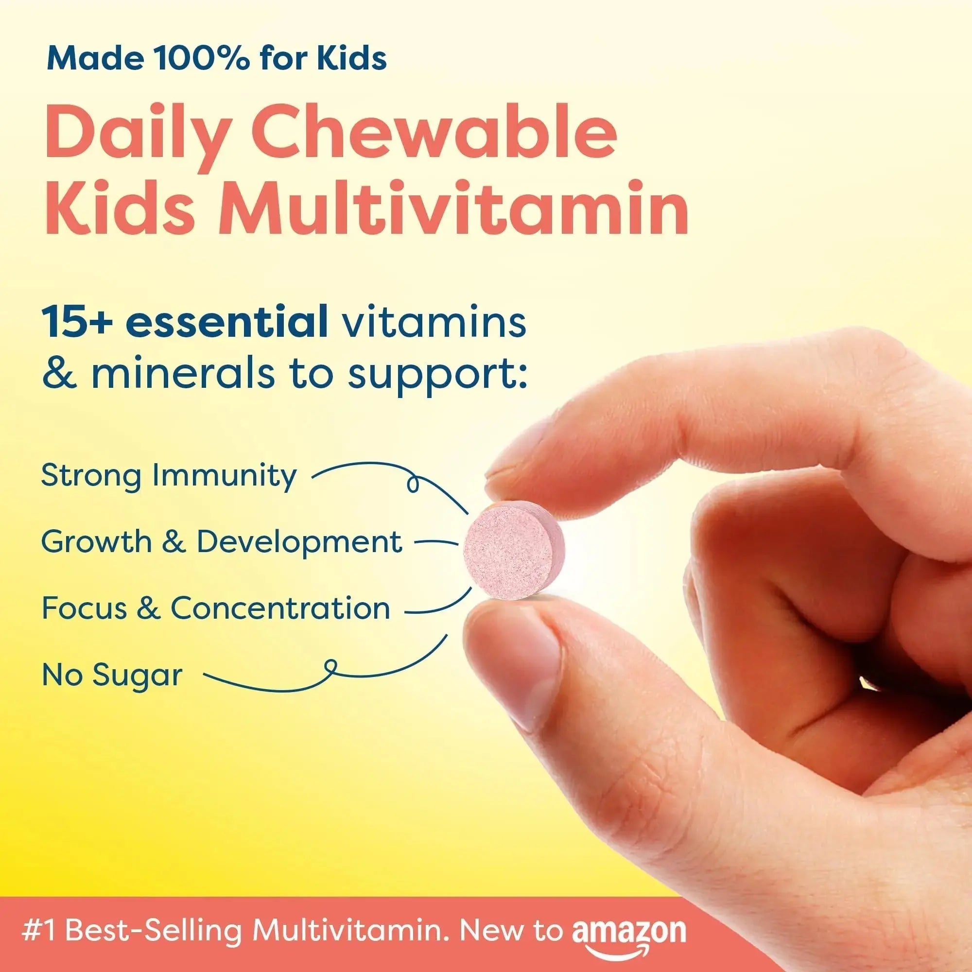 HIYA Kids Multivitamin Tablets – 15+ Essential Vitamins & Minerals with Fruits & Veggies for Ages 2+, Supports Growth HIYA Au supplements