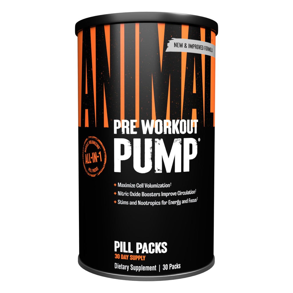 Animal Pump Pre-Workout Supplement – for Energy, Focus and Muscle Volumizing, with Nitric Oxide Boosters Including Stims and Nootropics, Creatine,