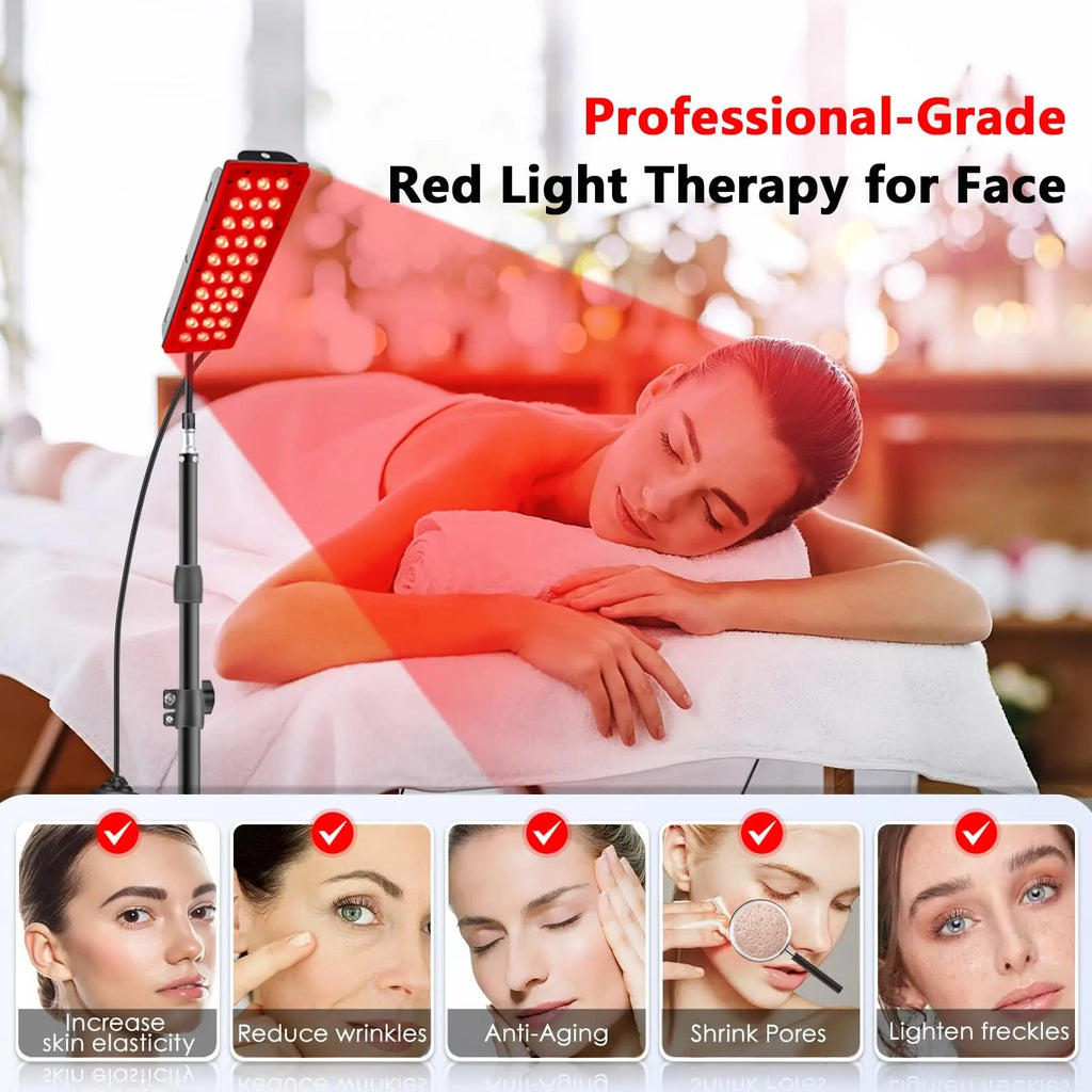 RUISQM Red Light Therapy Lamp, Infrared Light Therapy with Stand - 660nm Redlight & 850nm RUISQM Au supplements