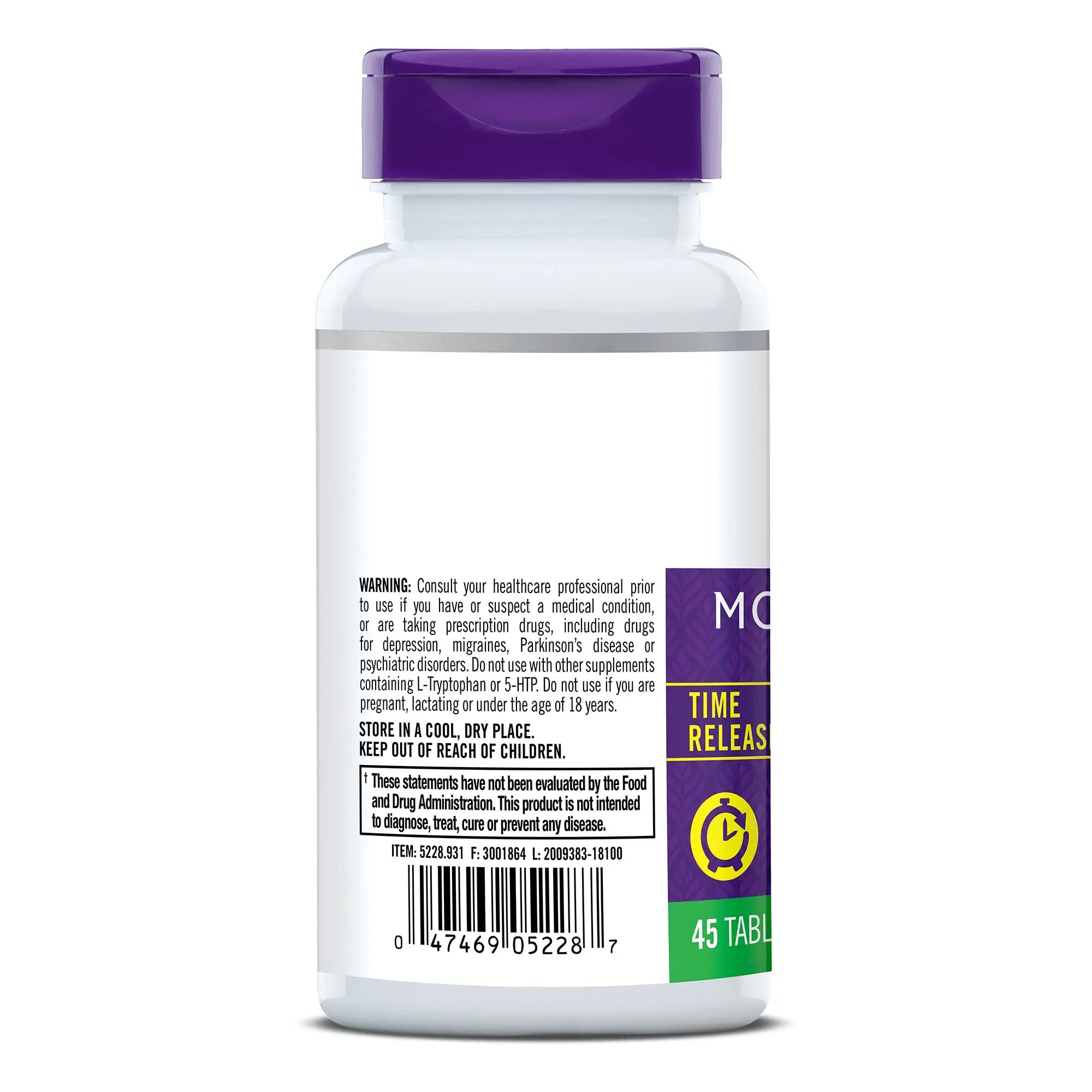 Natrol 5-HTP 100mg, Dietary Supplement Helps Support a Balanced Mood, 90 Time Natrol Au supplements