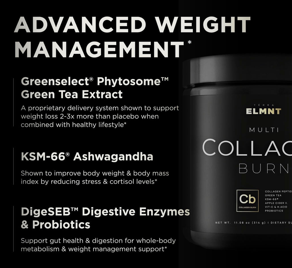 Super Collagen Powder for Women Weight Loss + Beauty w. Probiotics, Hyaluronic Acid, ACV, KSM-66, Biotin - Premium Multi Collagen Peptides Protein Supplement
