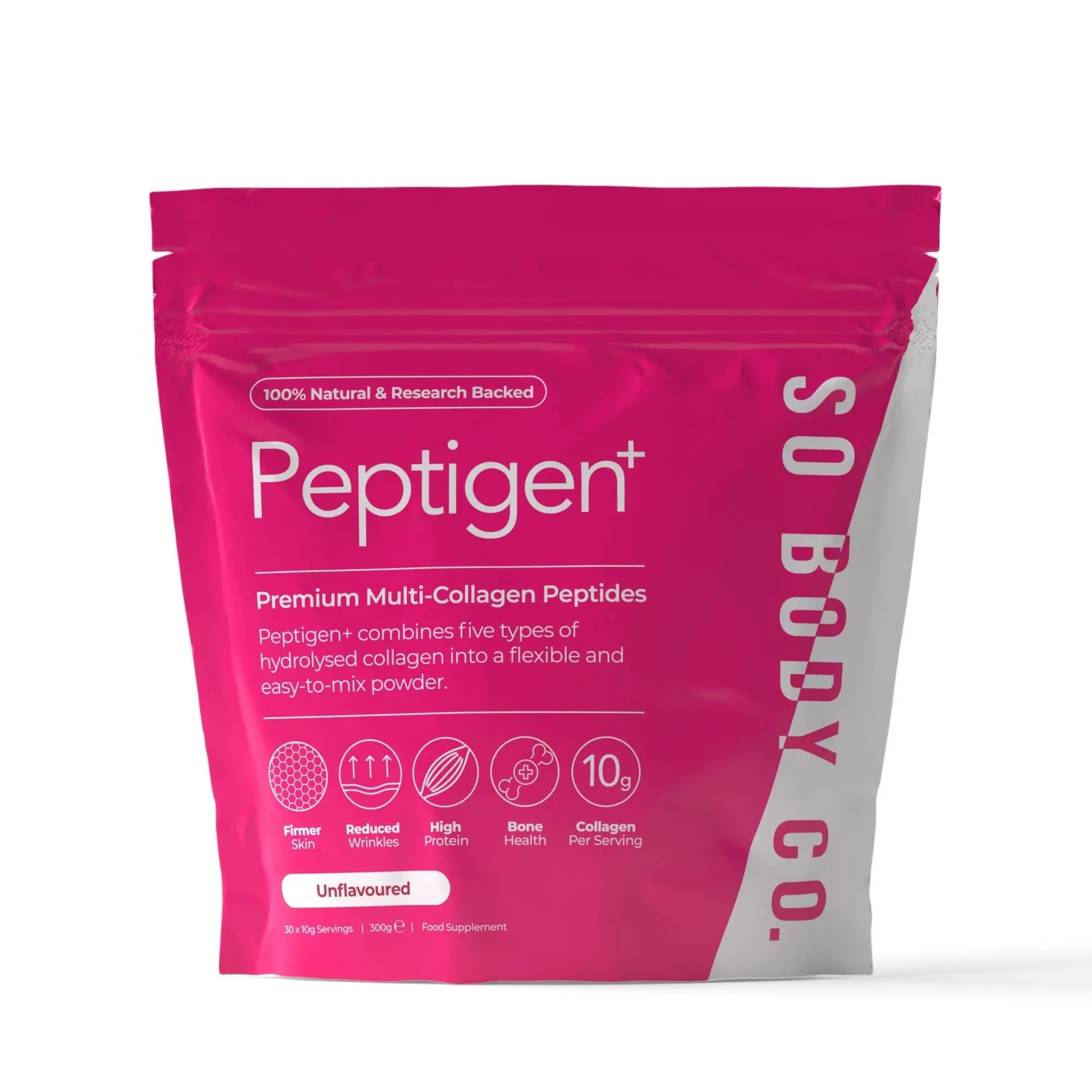 SoBodyCo Premium Collagen Supplement, Unique 5 Types of Collagen Powder, 300000mg, Collagen Peptides, Collagen So Body Co Au supplements