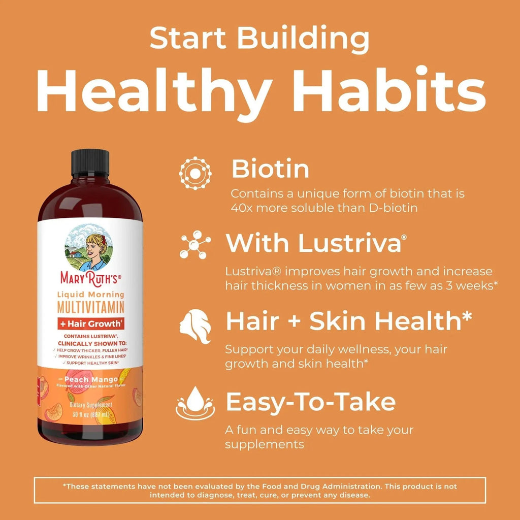 MaryRuth Organics Morning Multivitamin Hair Growth Bundle MARYRUTH'S Au supplements