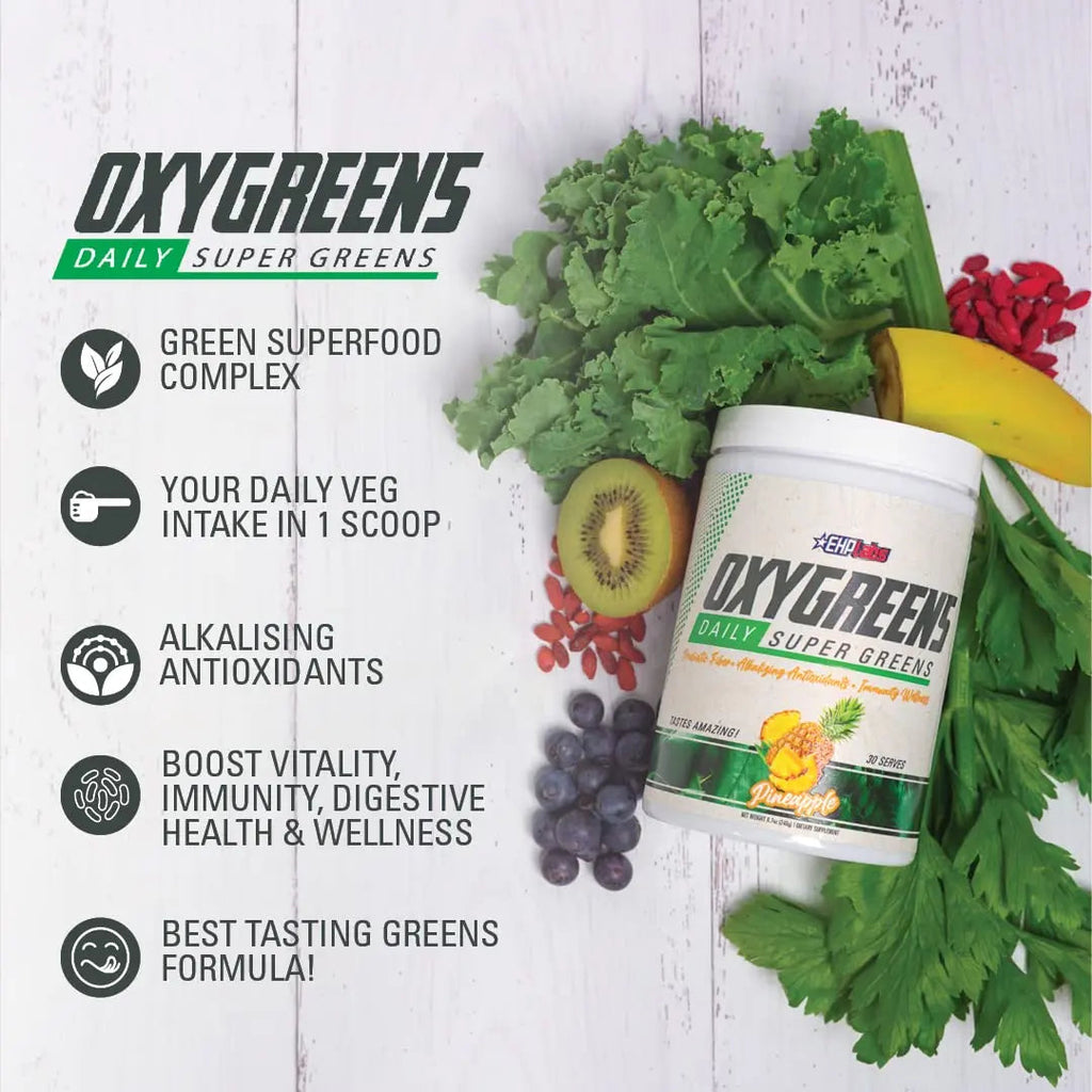 EHP Labs OxyShred + OxyGreens Bundle - Thermogenic Pre Workout Powder & Shredding EHP Labs Au supplements