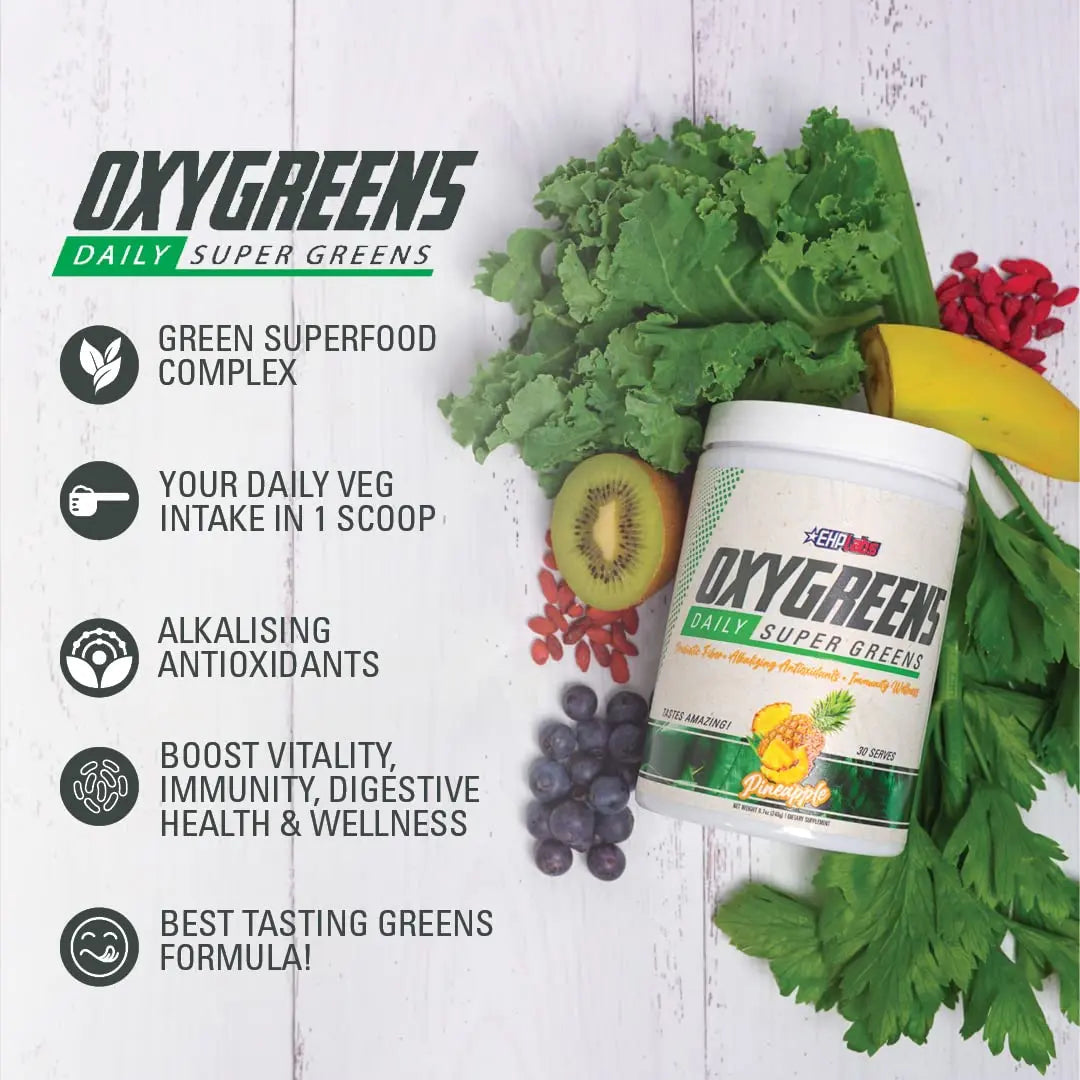 EHP Labs OxyShred + OxyGreens Bundle - Thermogenic Pre Workout Powder & Shredding EHP Labs Au supplements