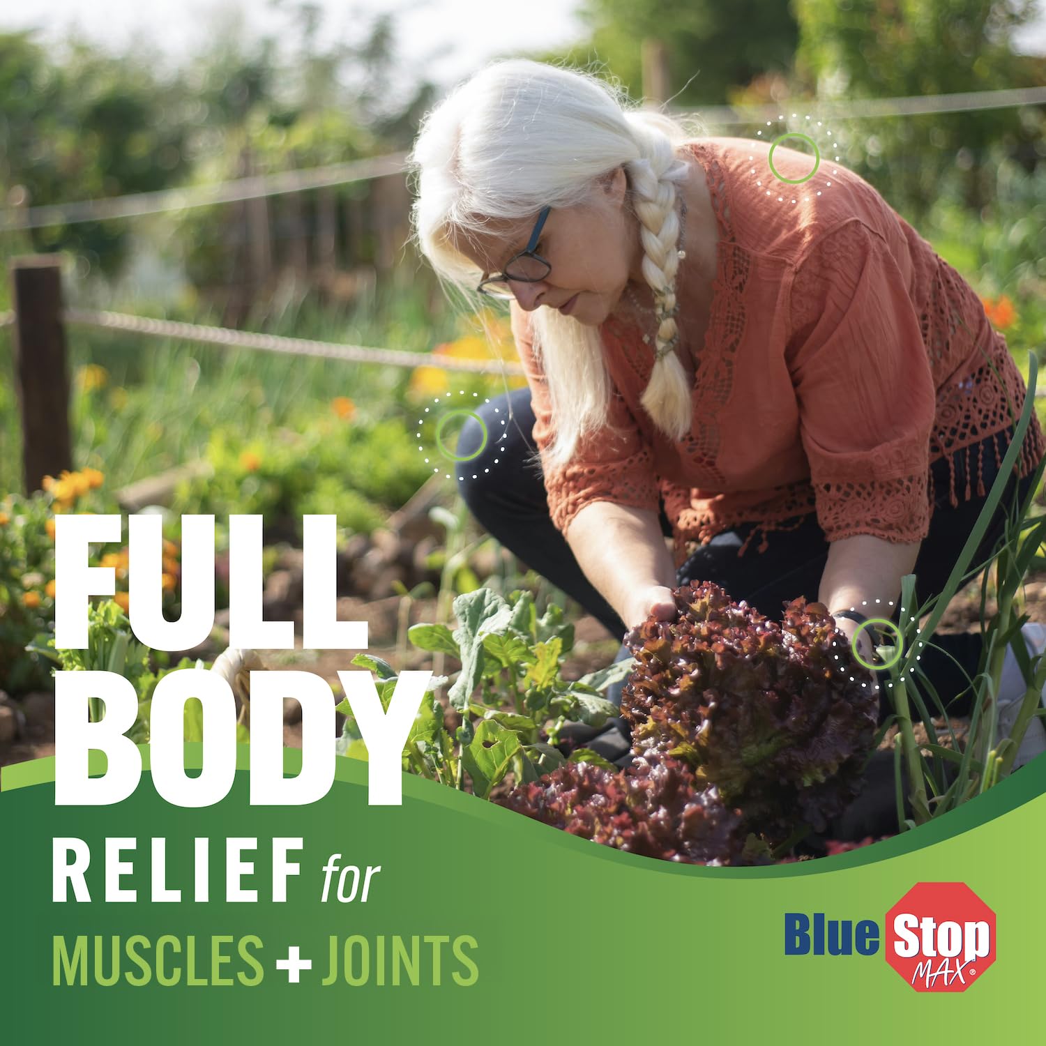 Blue Stop Max Applicator: Fast-Acting Massage Applicator for Sports Cream, Elbow Relief, Performance Roll On for Muscle & Joint Soreness - Convenient Relief for Active Individuals, 1 Pack of 3.4 Oz Blue Stop Max Au supplements