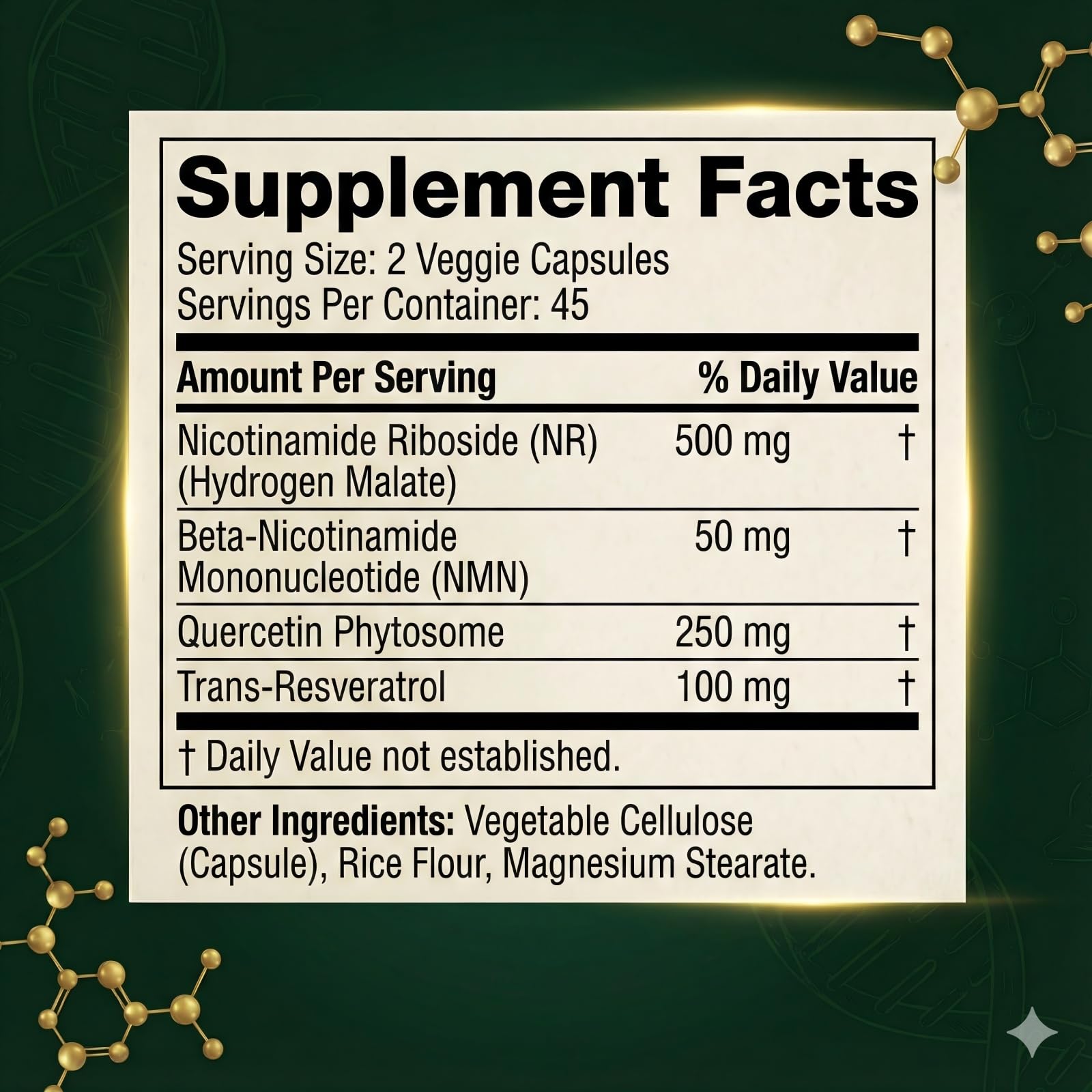 Auivty Liposomal NAD+ NMN Supplement with COQ10, Nicotinamide Riboside, Trans-Resveratrol, 900mg, 90 Veggie Capsules Auivty Au supplements