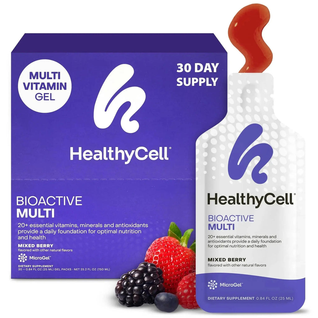 Healthycell Bioactive Daily Liquid Multivitamin for Men & Women – 20+ Essential Vitamins, Minerals & Antioxidants for Brain Healthycell Au supplements