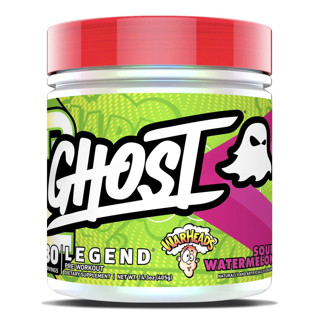 GHOST Legend V3 Pre-Workout Powder, Warheads Sour Watermelon - 30 Servings – Pre GHOST Au supplements
