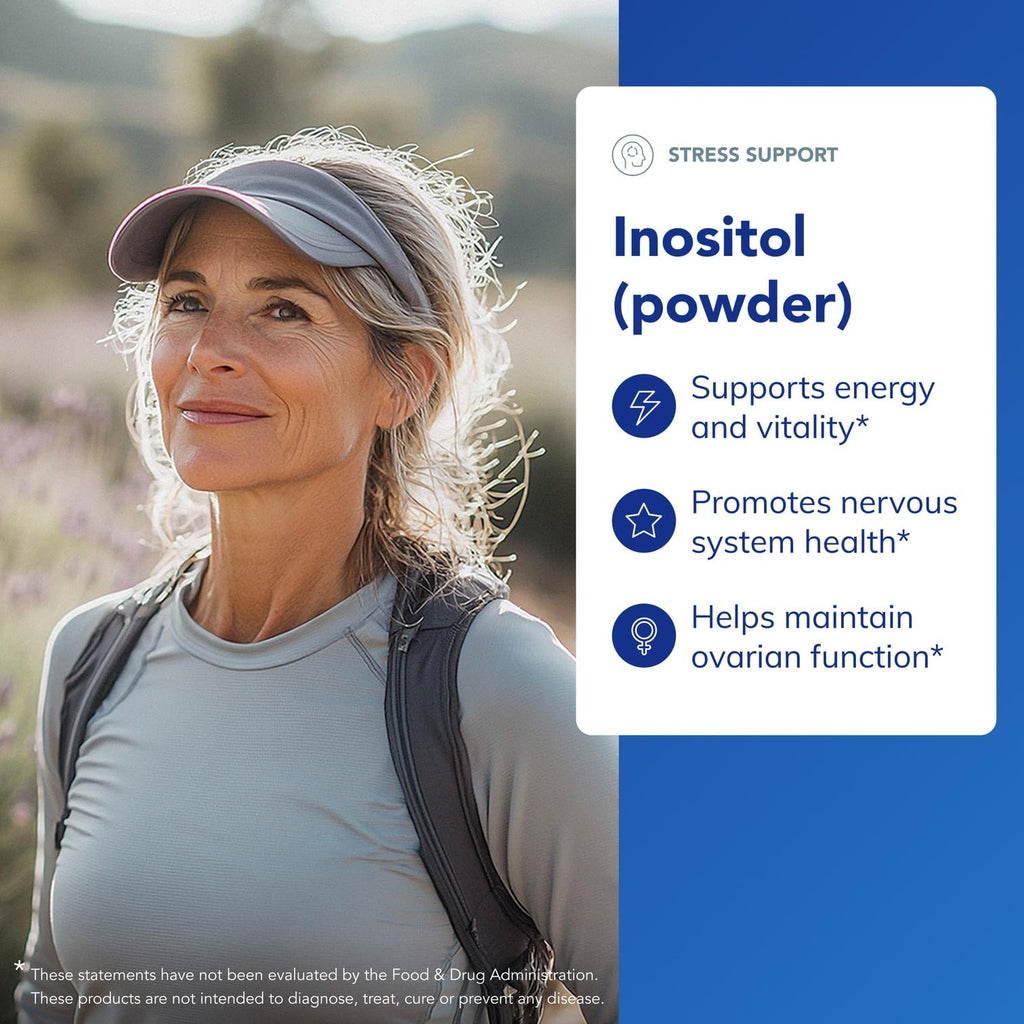Pure Encapsulations Inositol (Powder) - Supplement to Support Energy, Nervous System & Ovarian Function* - with Myo-Inositol - 8.8 Ounces