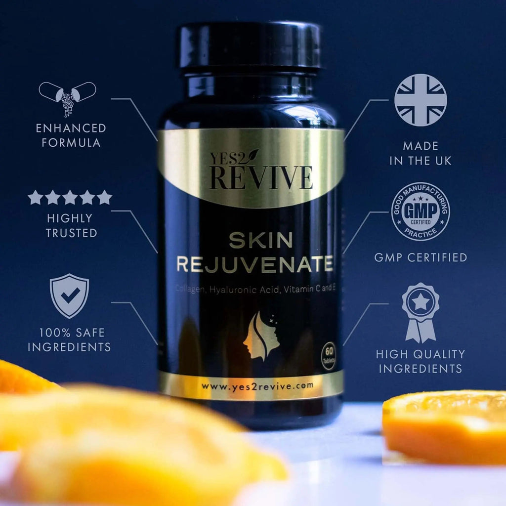 YES2 REVIVE Marine Collagen Capsules - Enhanced with Hyaluronic Acid Vitamin C & E Skin Rejuvenate YES2 REVIVE Au supplements