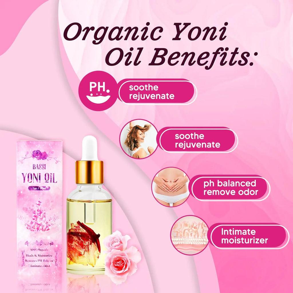 Feminine Wash & Yoni Oil & Yoni Soap Set for Women, Yoni Wash for Vaginal Ph Balance Remove Odor BASSI Au supplements