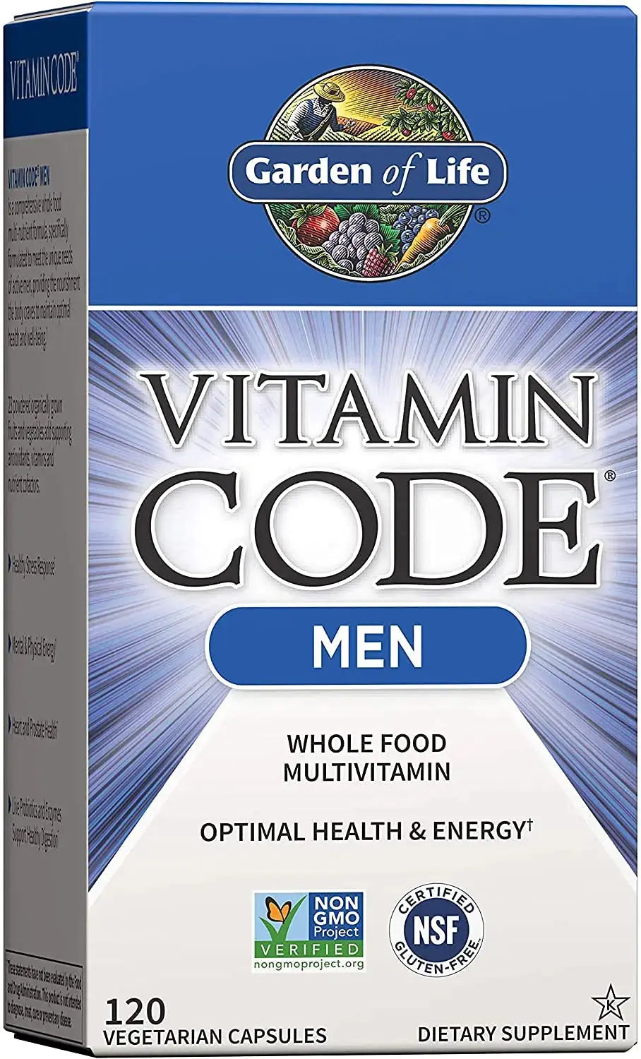 Garden of Life Men's Whole Food Multivitamin 120 Count and Kids Organic Fruit Gummy Vitamins 120 Count Garden of Life Au supplements