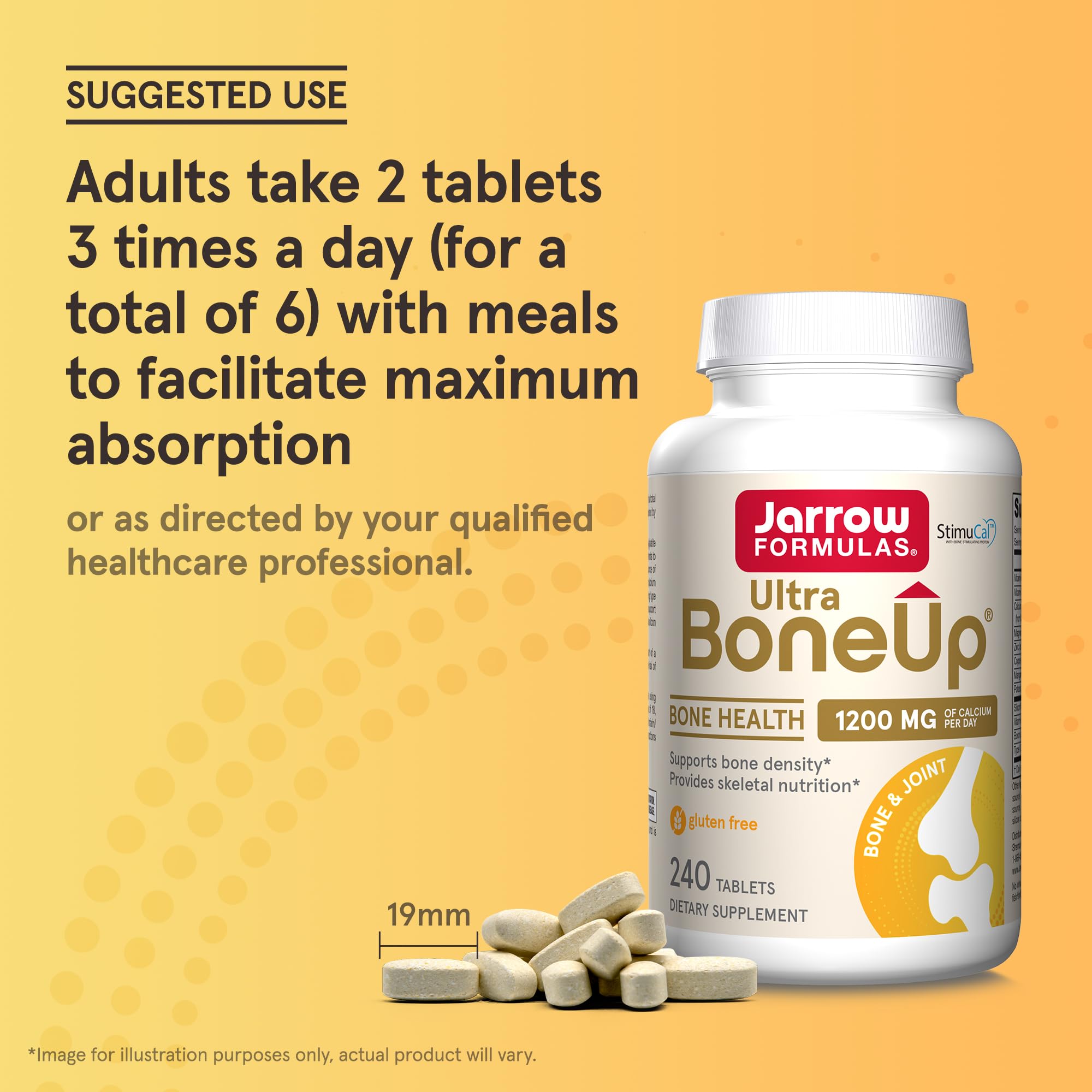Jarrow Formulas® Ultra BoneUp®, Includes MK-7 and Silicon for Added Bone Support, 240 Bone Health Tablets Jarrow Formulas Au supplements
