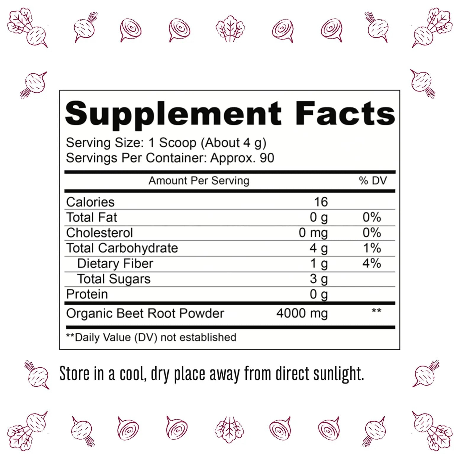 TruBaio Organic Beet Root Powder: Nitric Oxide Booster, Circulation and Stamina Increasing TruBaio Au supplements