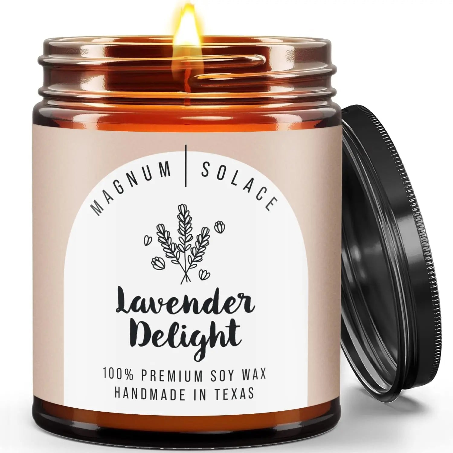 Christmas Candles Scented - Holiday Candles - Winter, Fall - Premium Soy Wax Candle - Lavender Magnum Solace Au supplements