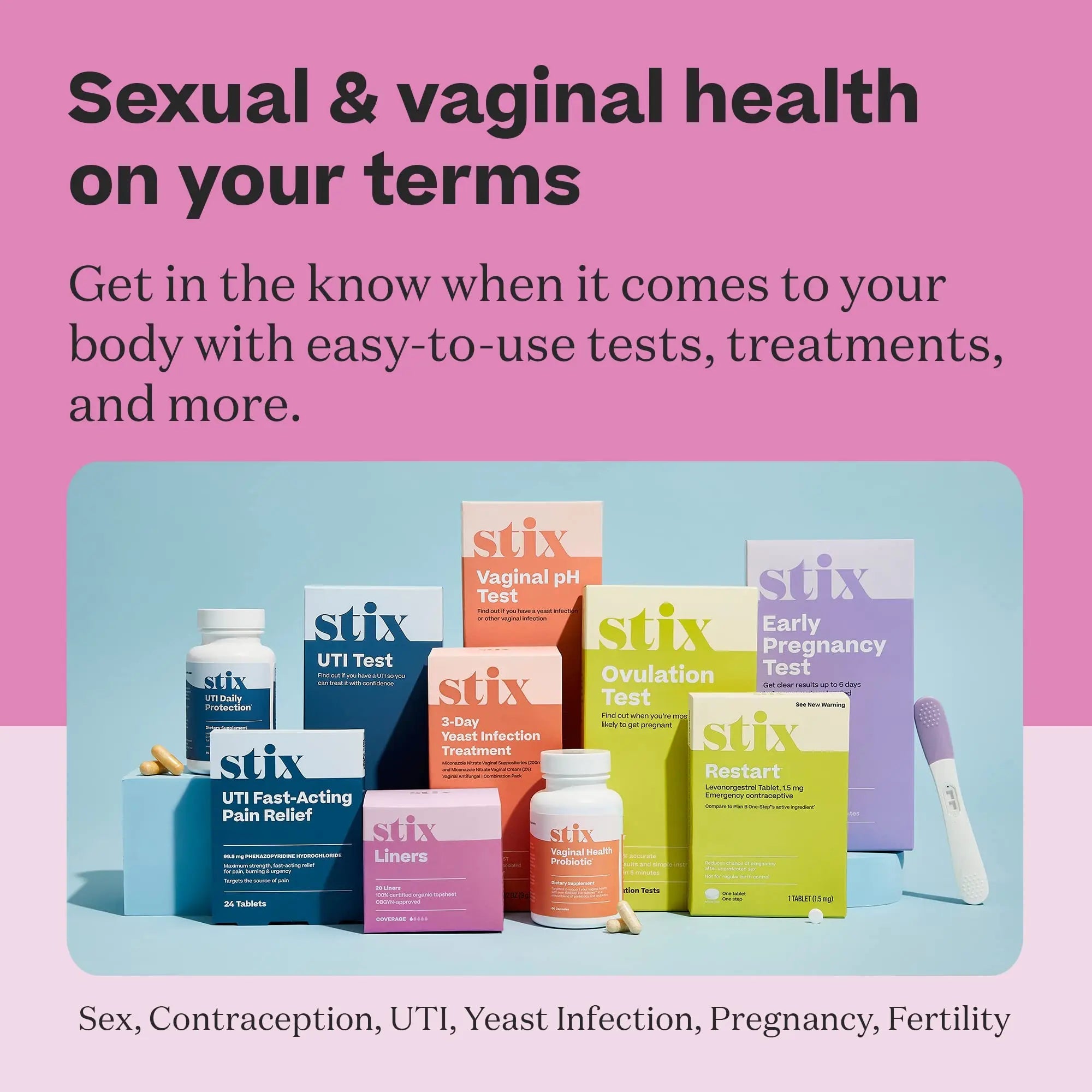 Stix 3-Day Yeast Infection Treatment for Women - Relieves External Itching & Irritation Get Stix Au supplements