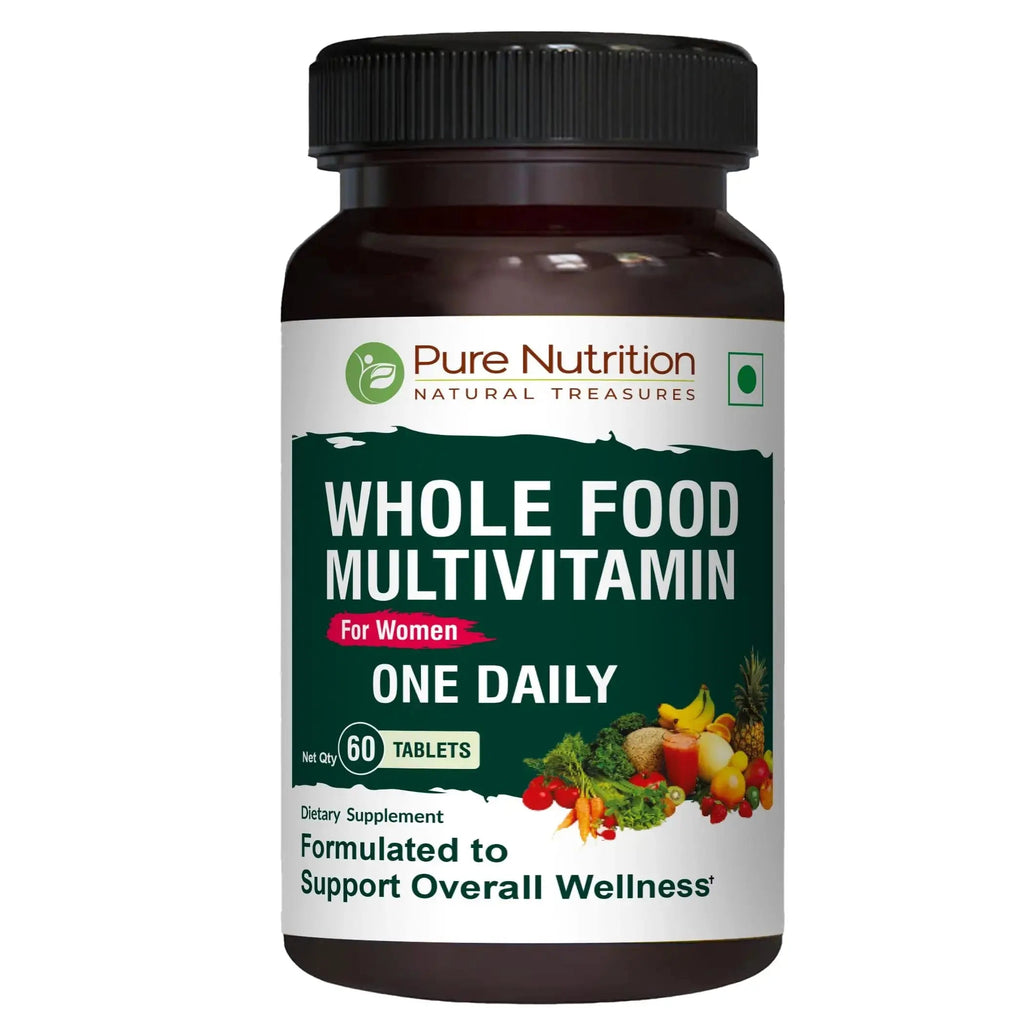 Pure Nutrition Whole Food Multivitamin for Women | 60 Tabs | One-A-Day | 100% RDA | 24 Natural Vitamins and Minerals | PURE NUTRITION NATURAL TREASURES Au supplements