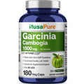 NusaPure Garcinia Cambogia 180 Veggie Capsules 1500mg (Vegetarian, Non-GMO, Vegan) NusaPure Au supplements