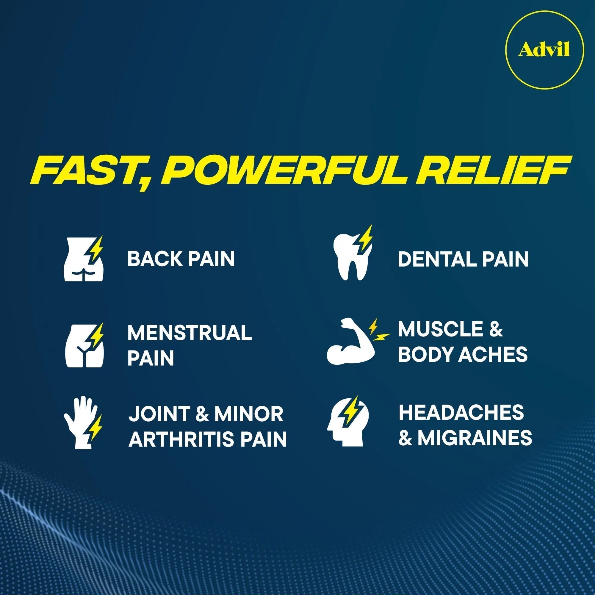 Advil Dual Action Back Pain Caplets Delivers 125mg Ibuprofen and 250mg Acetaminophen Per Dose for 8 Hours of Back Pain Relief - 144 Count Advil Au supplements