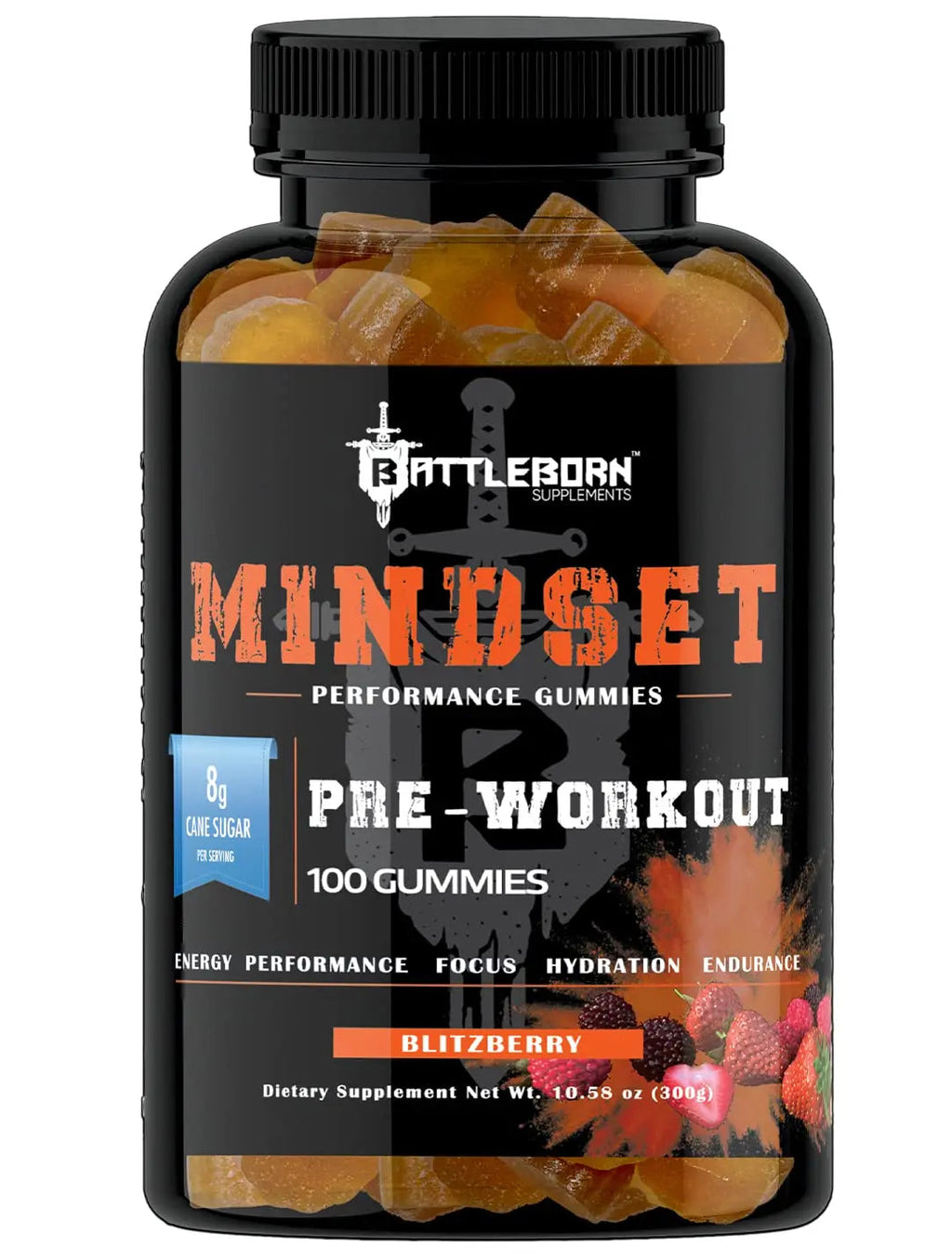 Mindset Dietary Supplement Gummies for Energy and Performance | Naturally Flavored Battle Born Supplements Au supplements